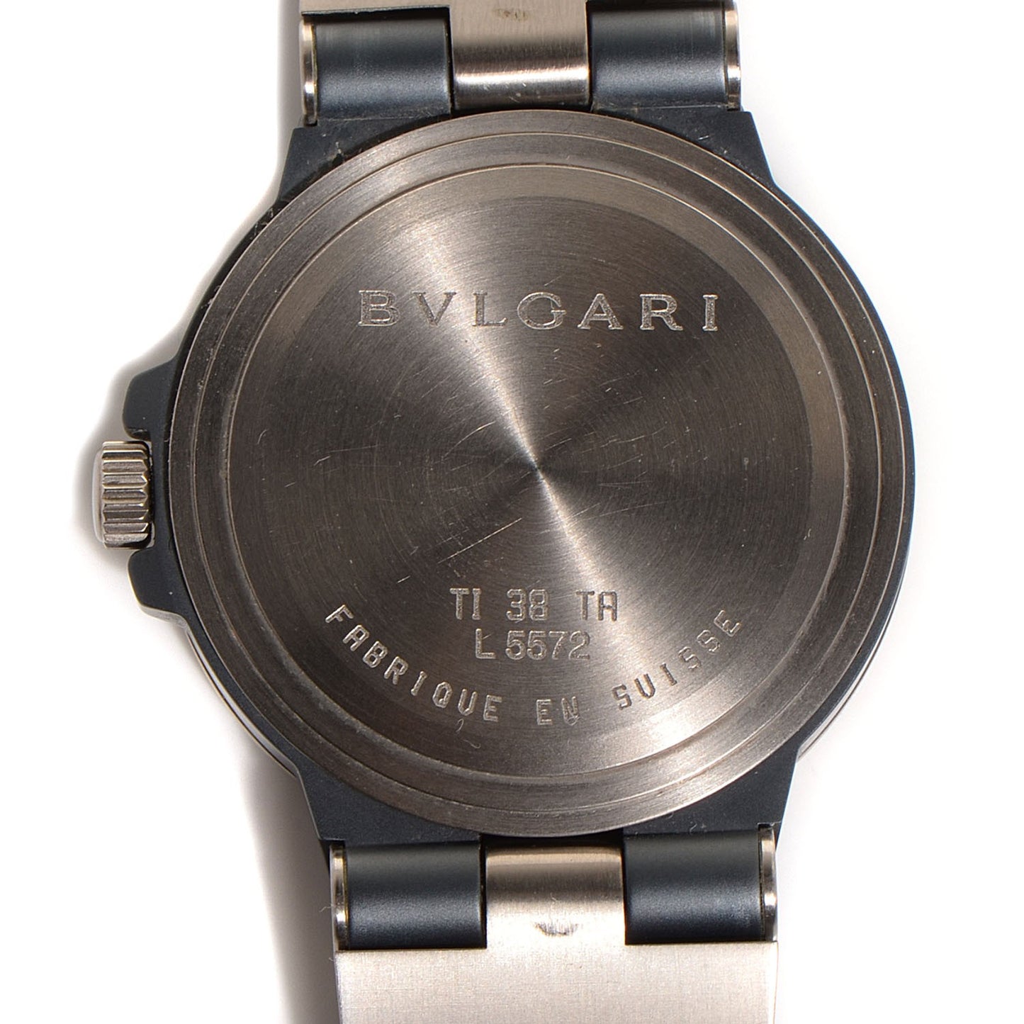 Titanium Rubber 38mm Diagono Automatic Watch Black