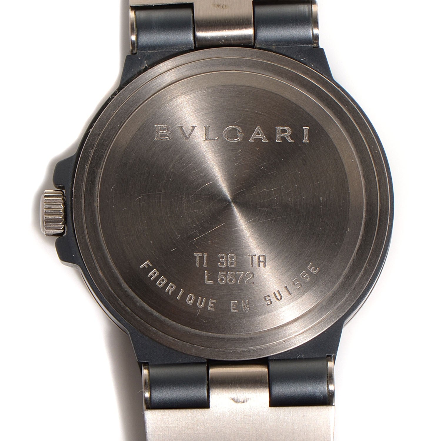 Bulgari Titanium Rubber 38mm Diagono Automatic Watch Black 4 of 6