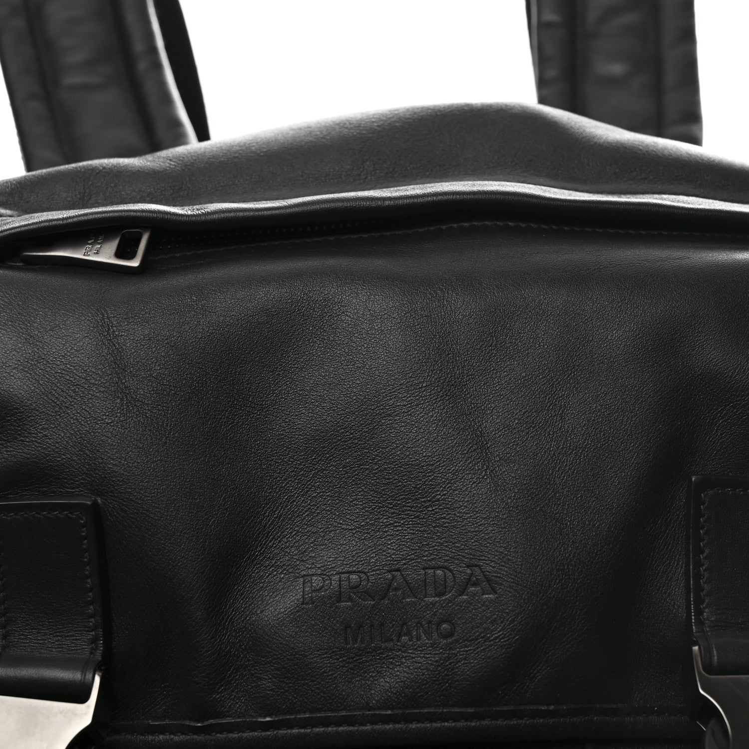Prada Tessuto Nylon Soft Calfskin Black 8 of 10
