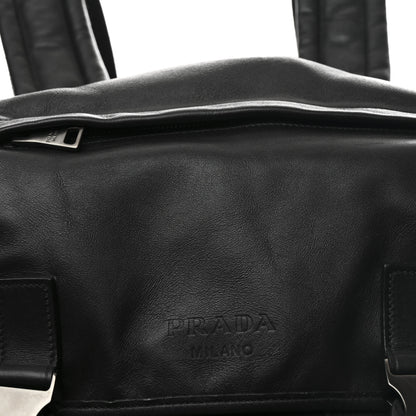 Prada Tessuto Nylon Soft Calfskin Black 8 of 10