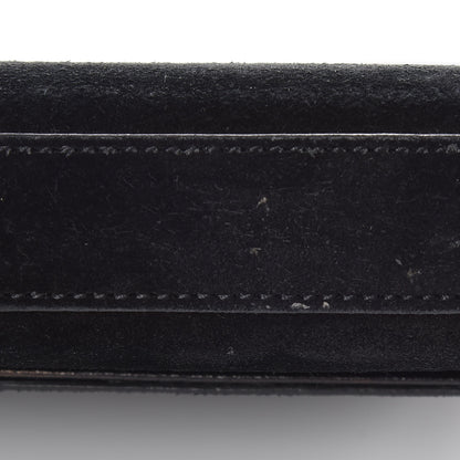 Saint Laurent Velvet Classic Monogram Cassandre Tassel Clutch Black 16 of 17
