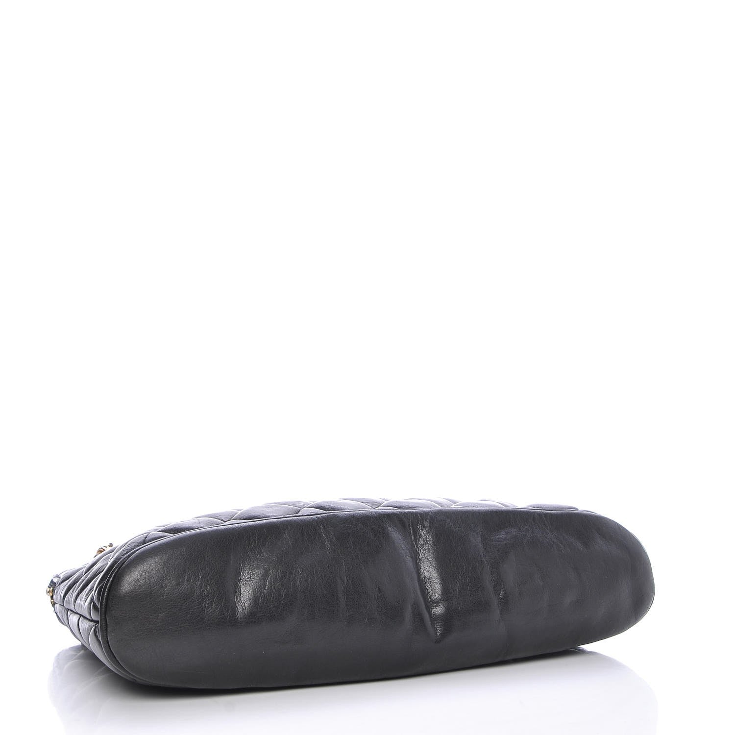 Chanel Lambskin Quilted Shoulder Bag Black 4 of 9