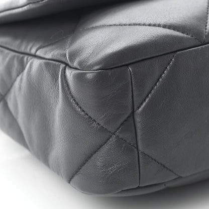 Chanel Lambskin Quilted Medium Chanel 19 Flap Dark Grey 8 of 9