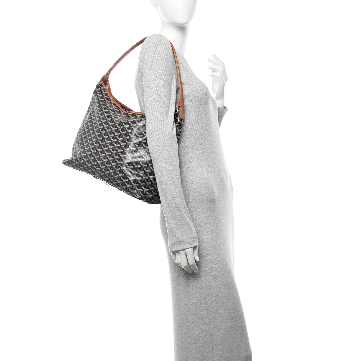 Goyard Goyardine Boheme Hobo Black Gold 2 of 9