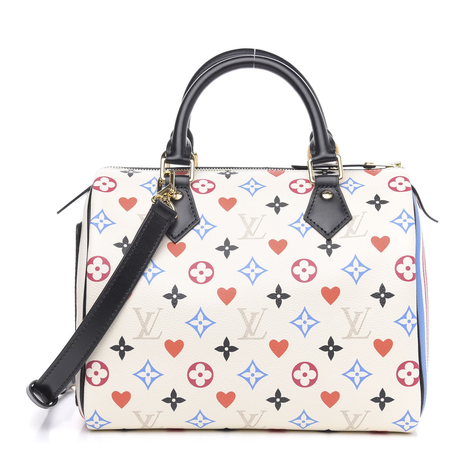Louis Vuitton Game On Speedy Bandouliere 25 White 1 of 10