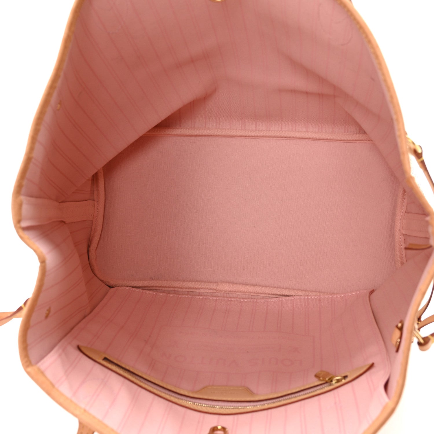 Louis Vuitton Damier Azur Neo Neverfull MM Rose Ballerine 6 of 12