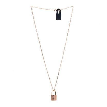 Hermes Swift Small O'Kelly Pendant Necklace Black 2 of 3
