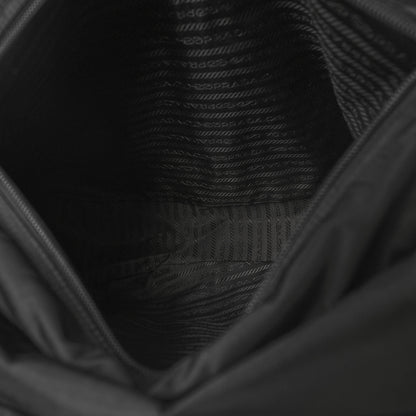 Prada Tessuto Nylon Saffiano Vela Messenger Bag Black 5 of 13