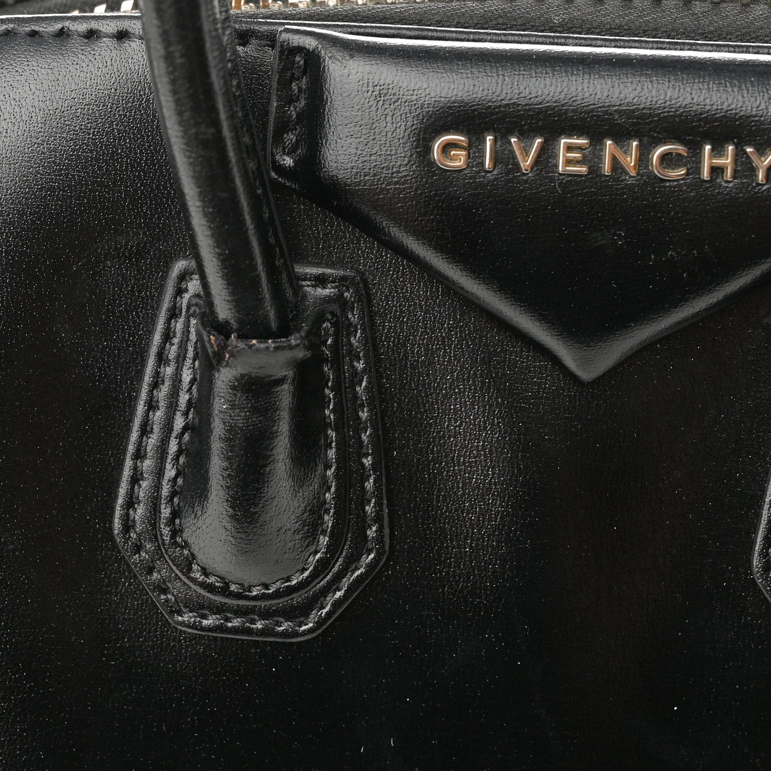 Givenchy Shiny Lord Calfskin Mini Antigona Black 12 of 17