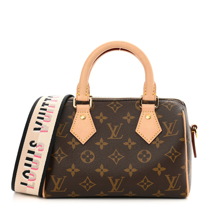 Louis Vuitton Monogram Speedy Bandouliere 20 Black 1 of 9