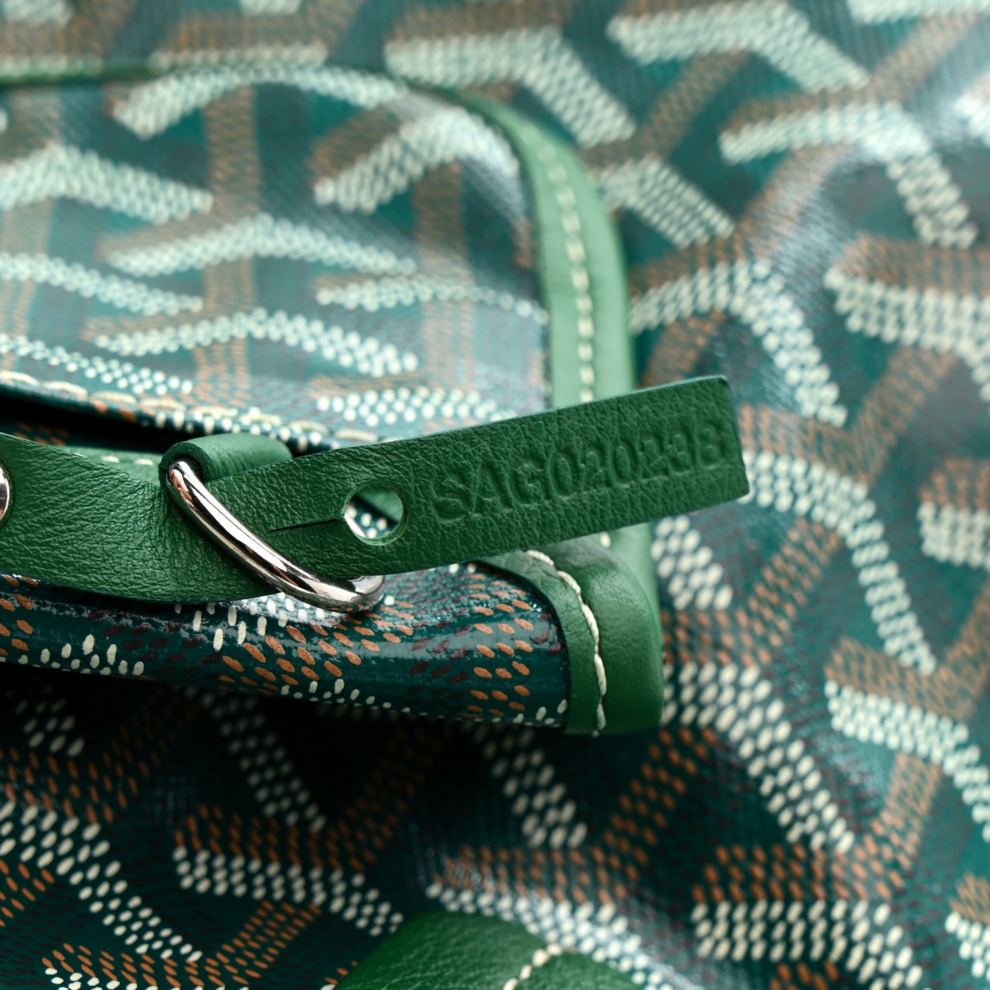 Goyardine Reversible Mini Anjou Green Green