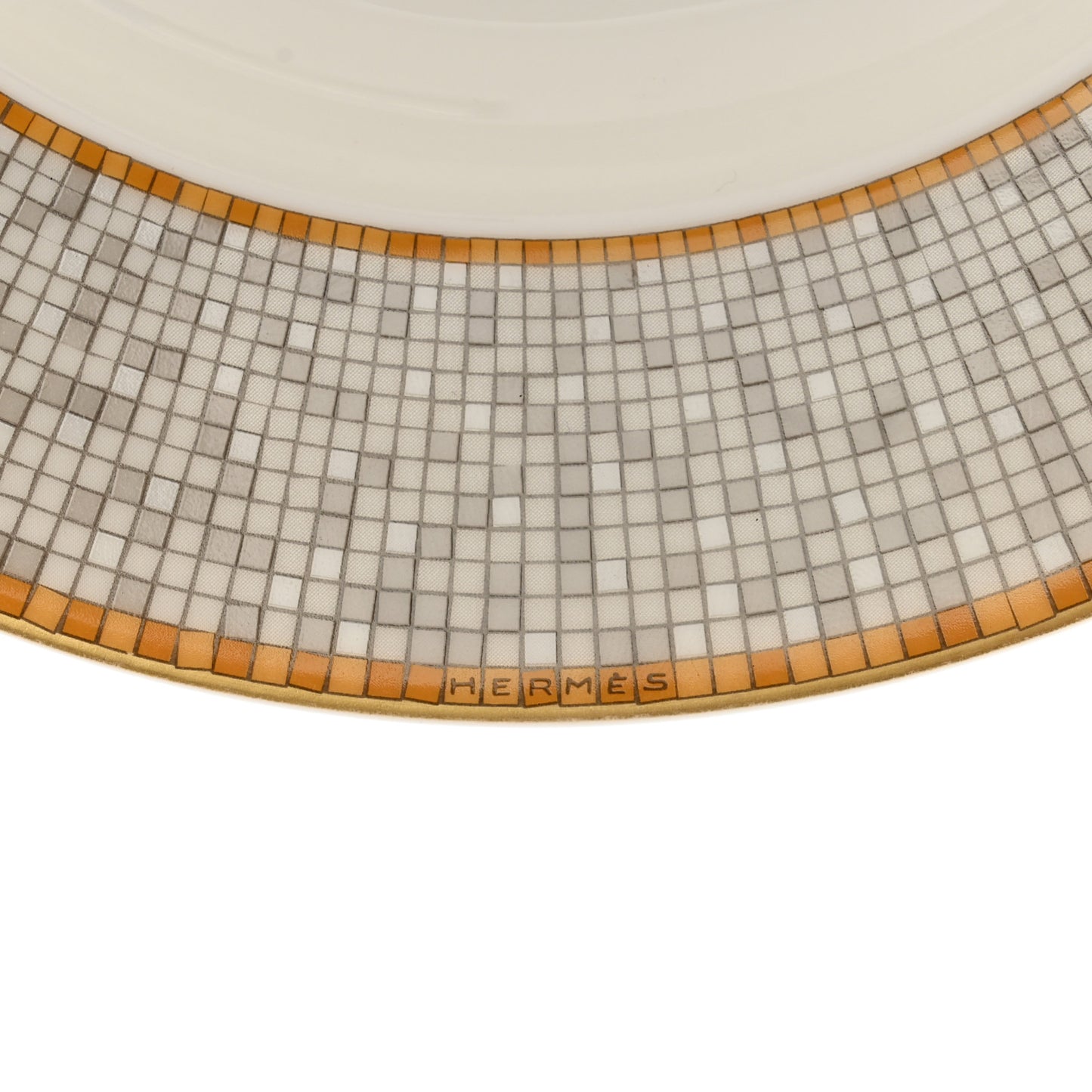 Porcelain Mosaique Au 24 Platine Soup Plate Set of 2