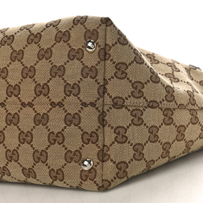 Gucci Monogram Medium Icon Bit Tote Dark Brown 9 of 9