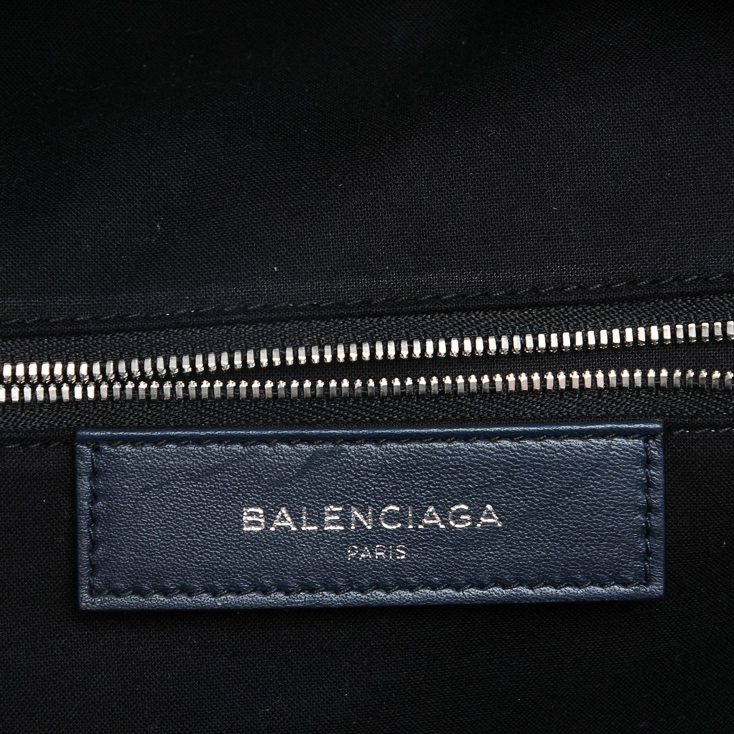 Balenciaga Smooth Calfskin Backpack Navy 6 of 8
