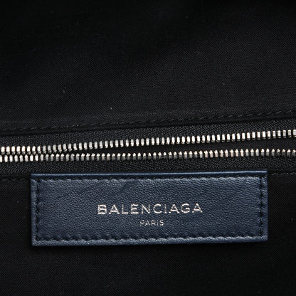 Balenciaga Smooth Calfskin Backpack Navy 6 of 8