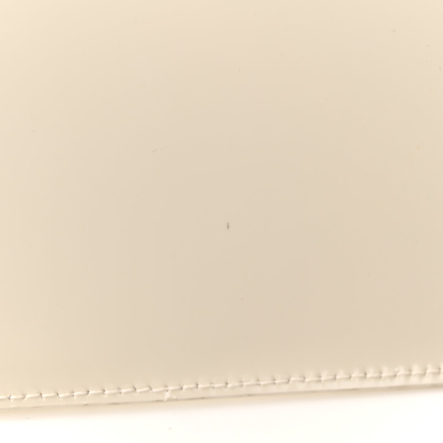 Brushed Calfskin Cradle Fold Over Shoulder Bag White Parakeet