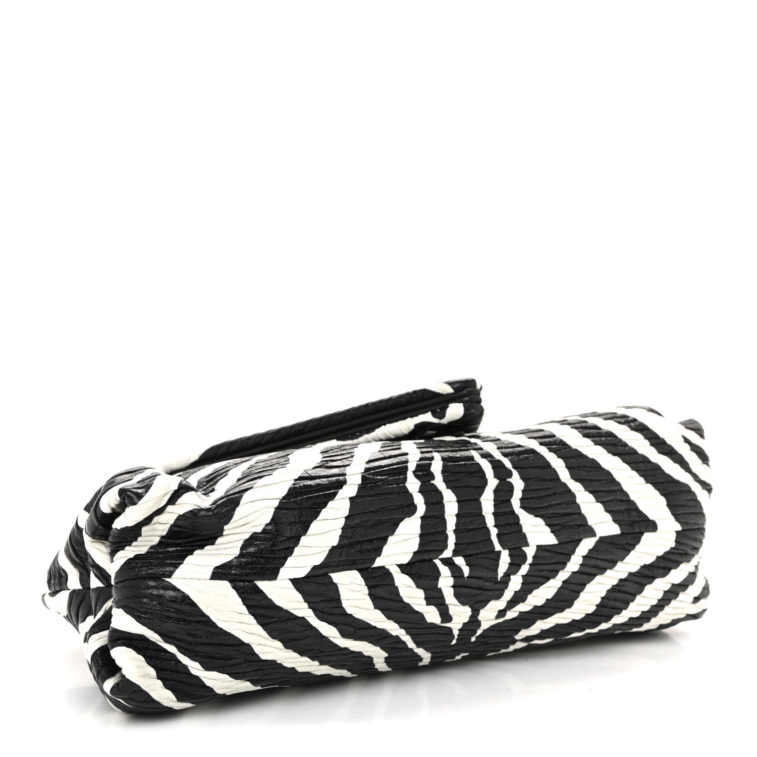 Bottega Veneta Nappa BV Trine Clutch Zebra 4 of 11