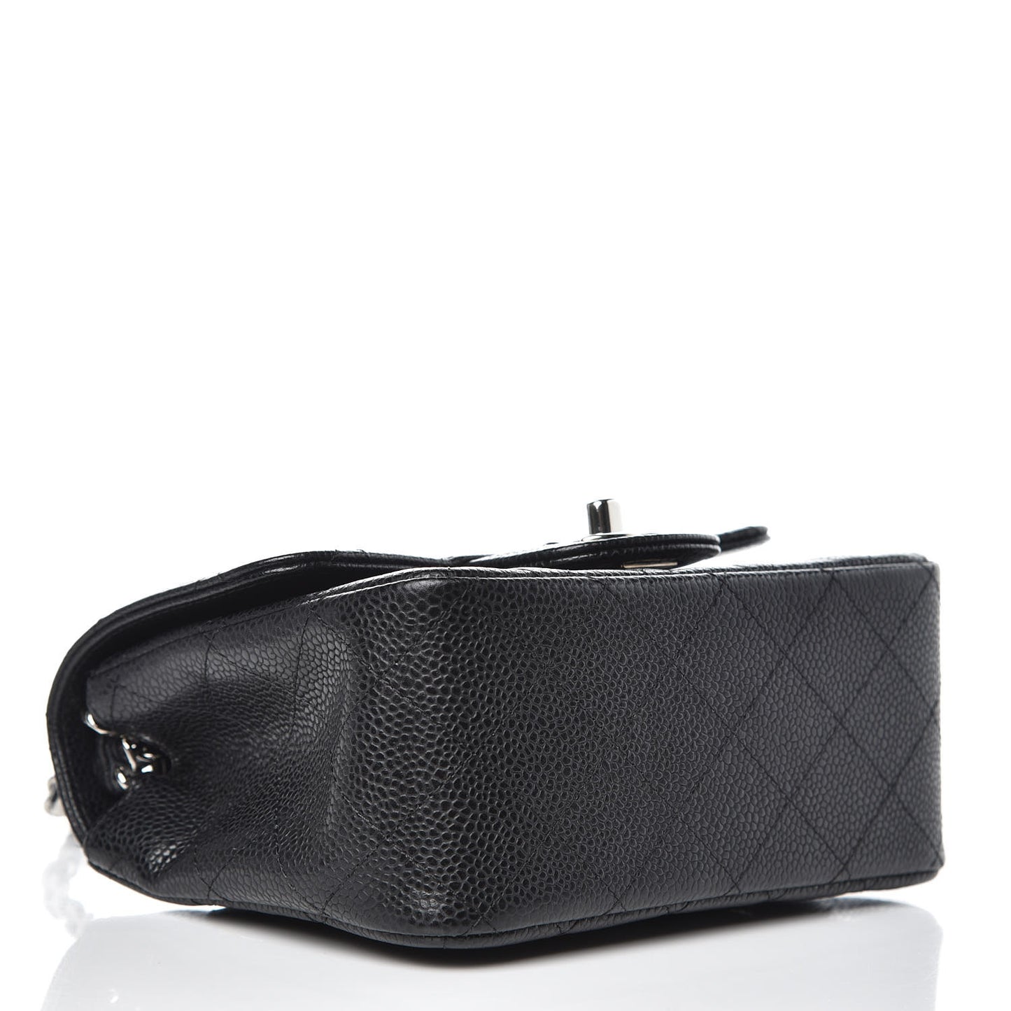 Caviar Quilted Mini Square Flap Black