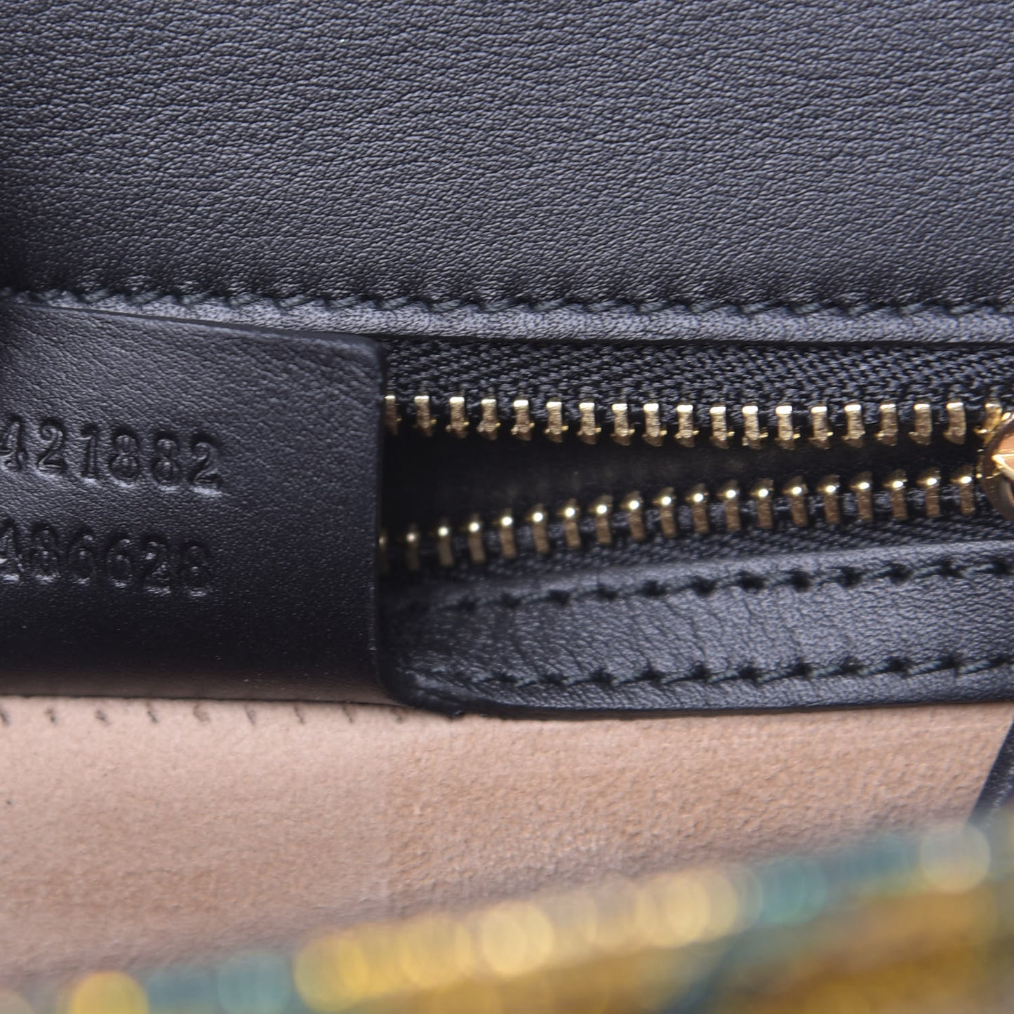 Iridescent Brocade Small Sylvie Shoulder Bag Gold