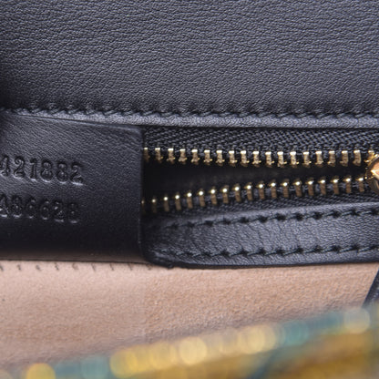 Gucci Iridescent Brocade Small Sylvie Shoulder Bag Gold 7 of 10
