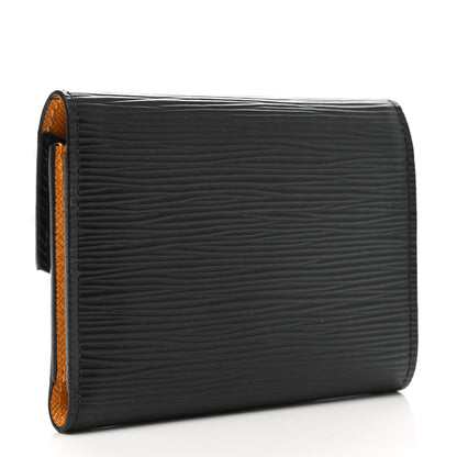 Louis Vuitton Epi Grenelle Compact Wallet Black 3 of 6