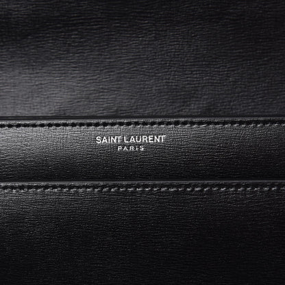 Saint Laurent Calfskin Large Monogram Sunset Black 6 of 7