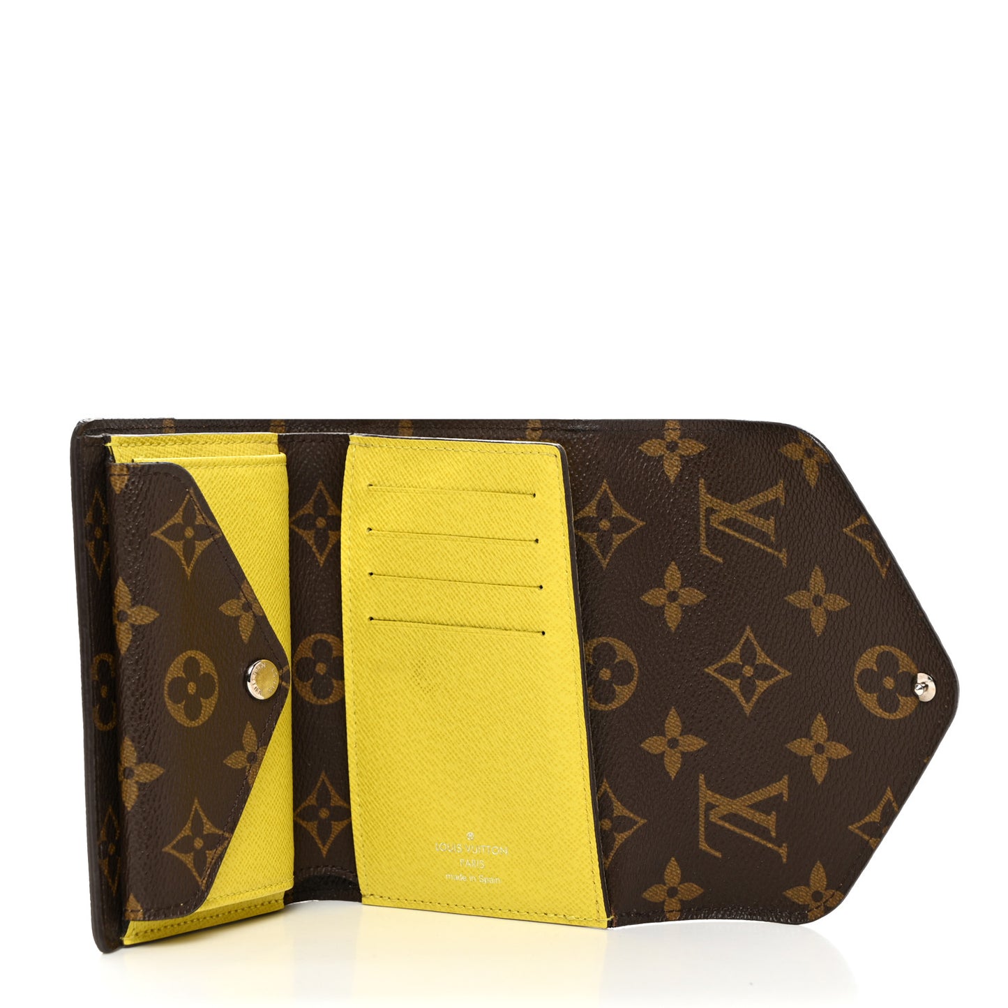 Epi Monogram Marie-Lou Compact Wallet Pistache