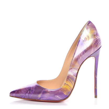 Christian Louboutin Patent So Kate 120 Pumps 37 Petale Latte 1 of 8