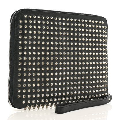 Christian Louboutin Calfskin Spiked Cris iPad Case Black 2 of 5
