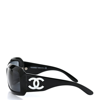 Chanel Mother of Pearl CC Sunglasses 5076-H Black 3 of 7