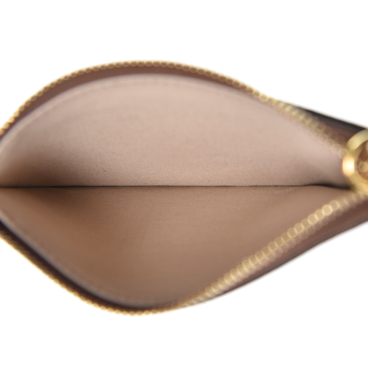 Chloe Metallic Goatskin Alphabet Purse Wallet Gold 5 of 6