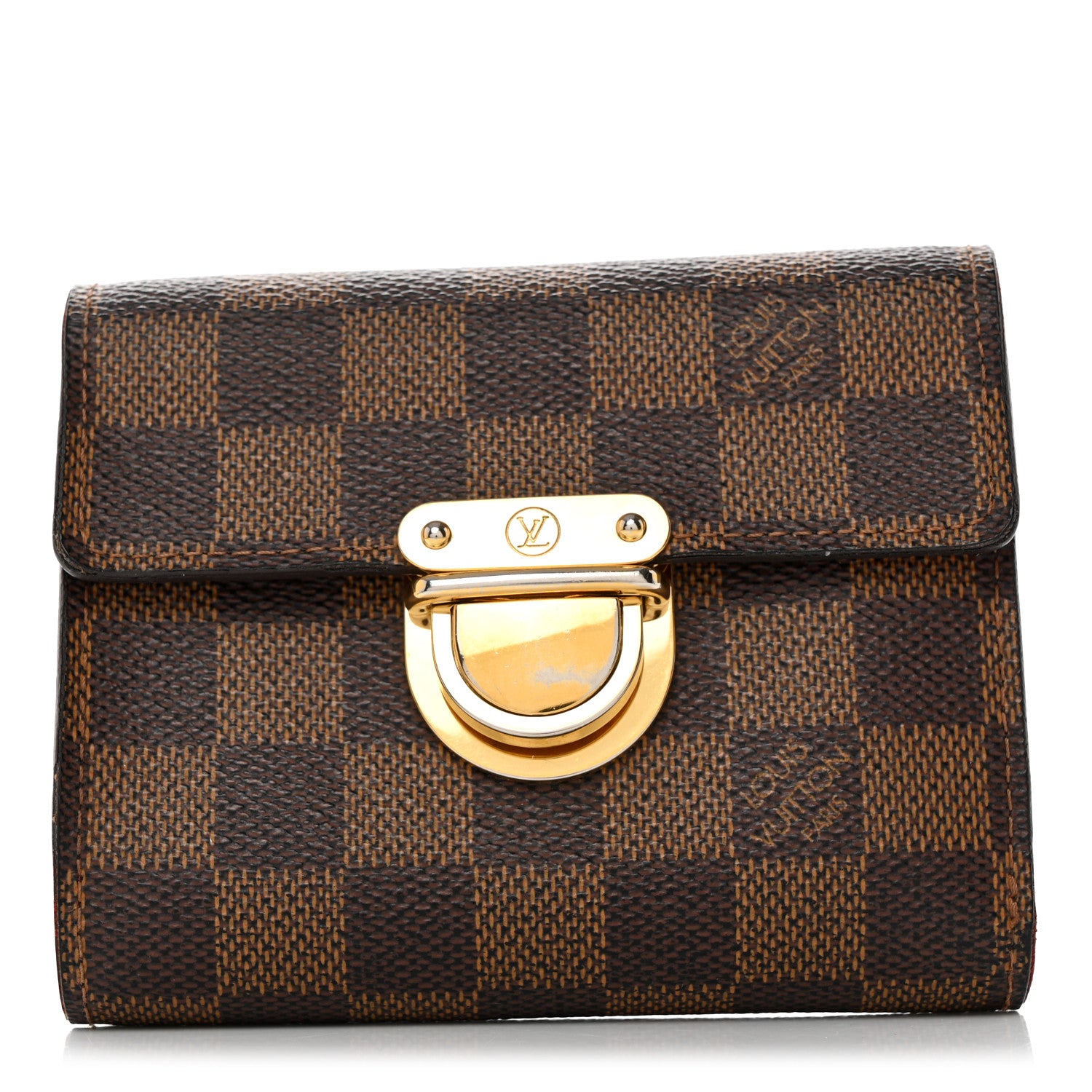 Louis Vuitton Damier Ebene Koala Compact Wallet 1 of 11