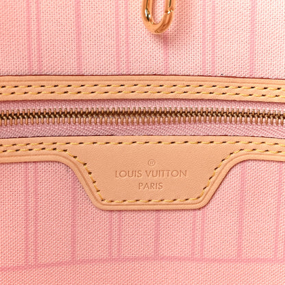 Louis Vuitton Damier Azur Neo Neverfull GM Rose Ballerine 7 of 9