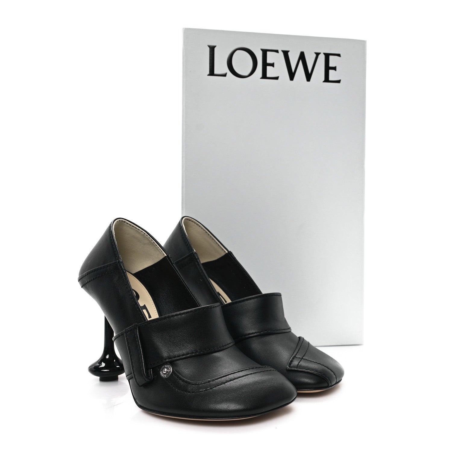 Loewe Goatskin Toy Panta 90 Pumps 36 Black 10 of 10