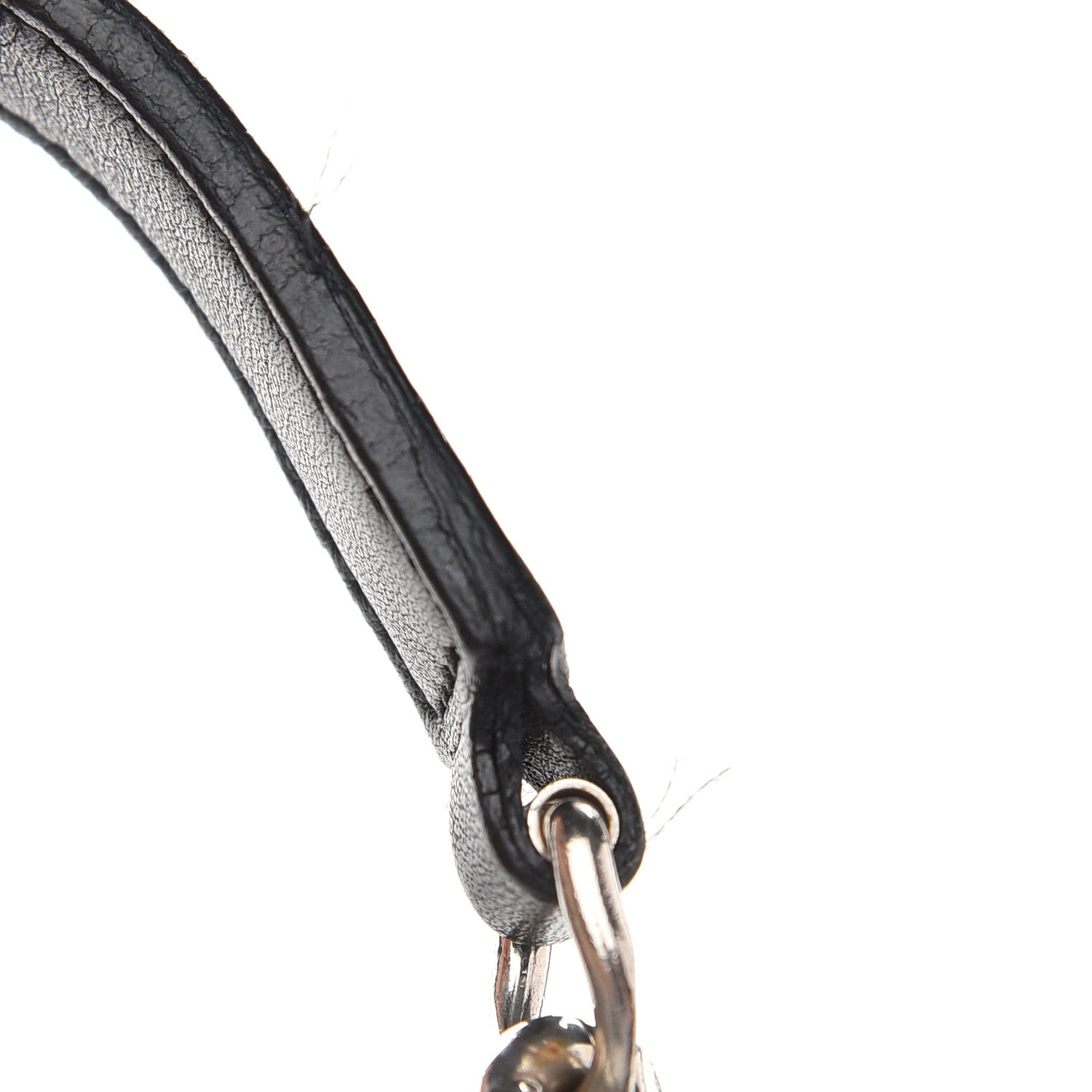 Saint Laurent Smooth Calfskin Matelasse Chevron Monogram Shopping Bag Black 13 of 13