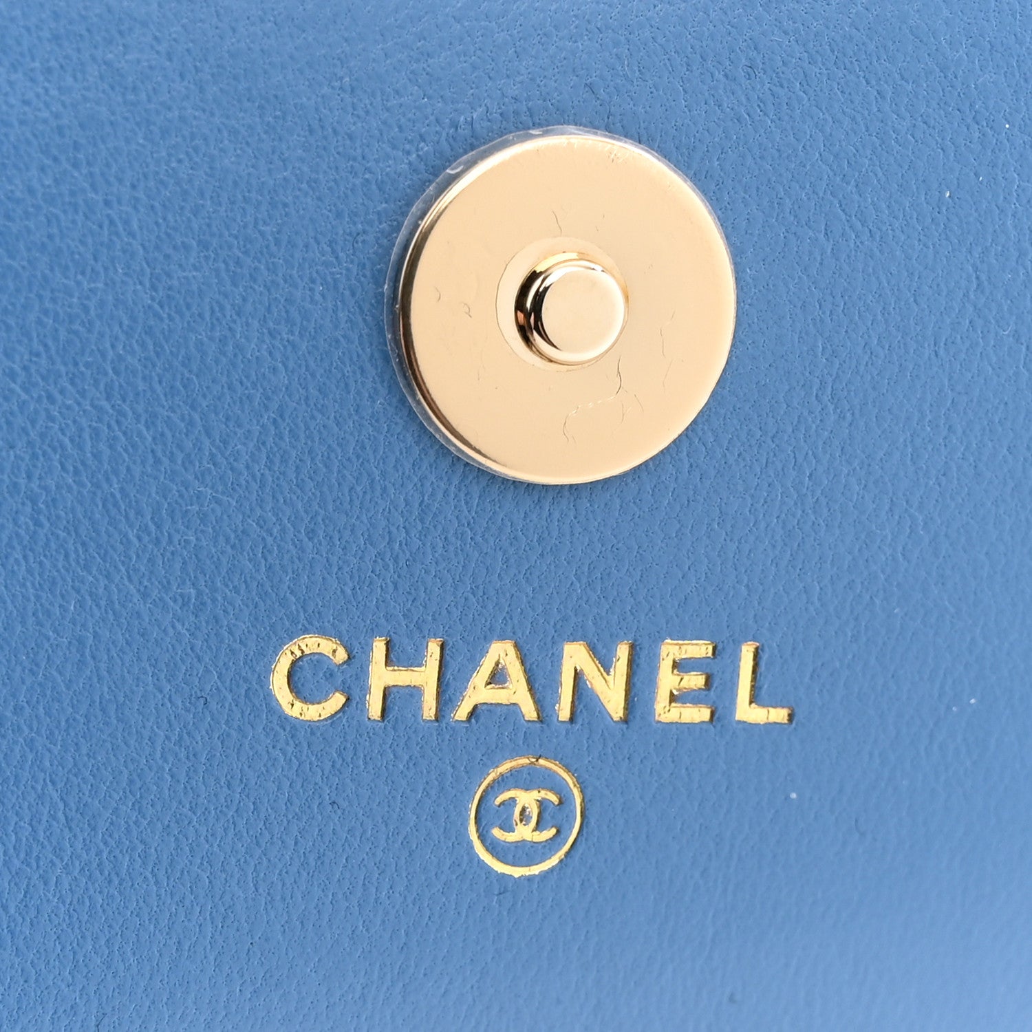 Chanel Shiny Lambskin Ribbon Quilted Flap Belt Bag Blue 6 of 11