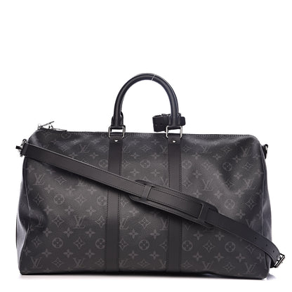 Louis Vuitton Monogram Eclipse Keepall Bandouliere 45 1 of 9
