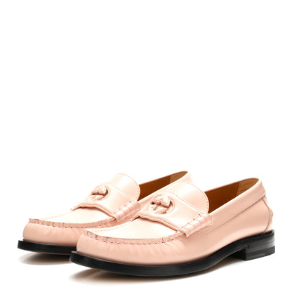 Gucci Millennial Ribot Cut Out Interlocking G Loafers 39.5 Perfect Pink 4 of 10