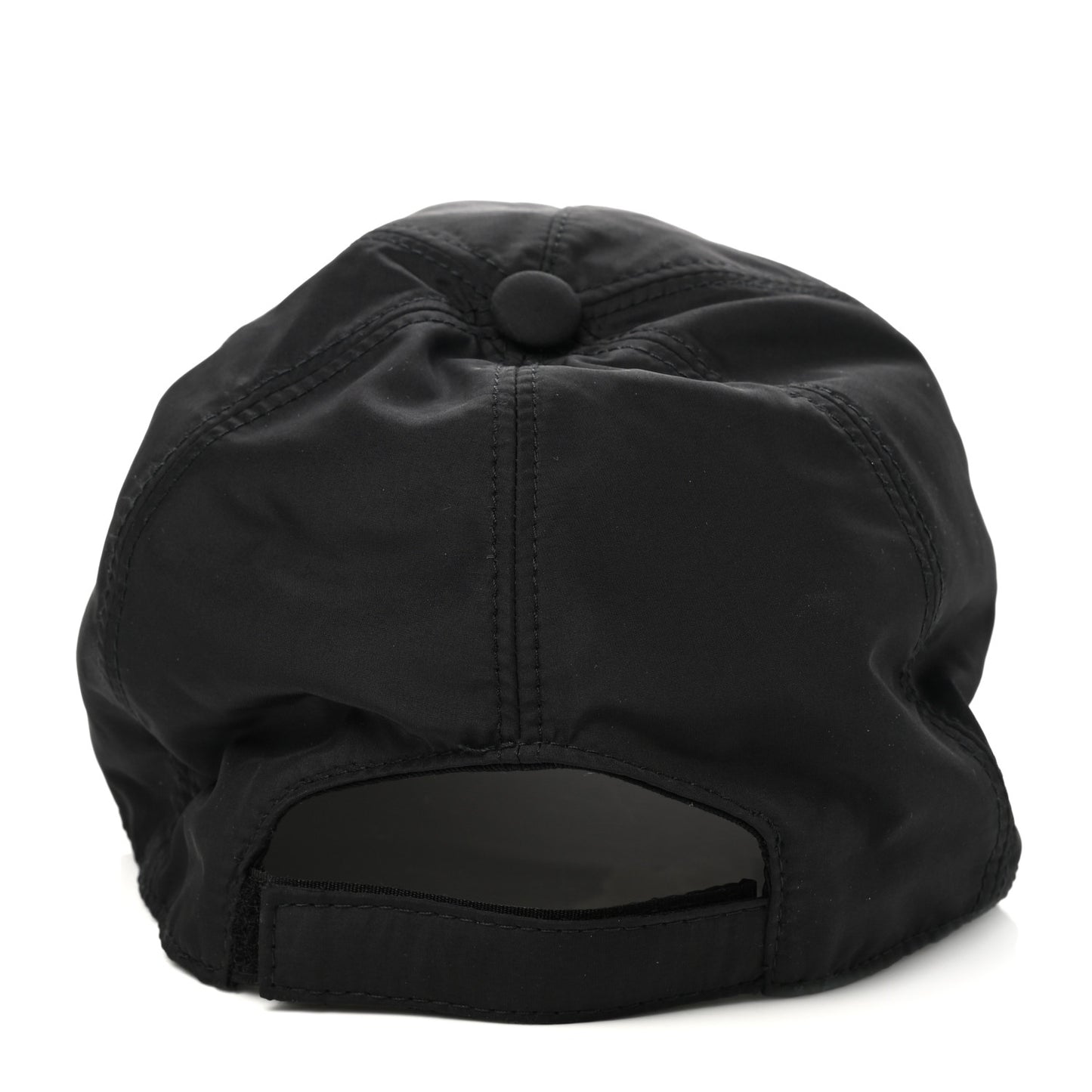 Nylon Lambskin Monster Eyes Baseball Hat 58 Black Rosso Gold