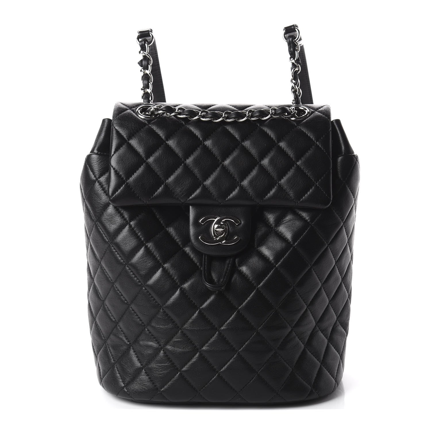 Chanel Lambskin Quilted Small Urban Spirit Backpack Black 1 of 9