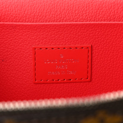 Louis Vuitton Monogram Macassar Nice Mini Rouge 6 of 8