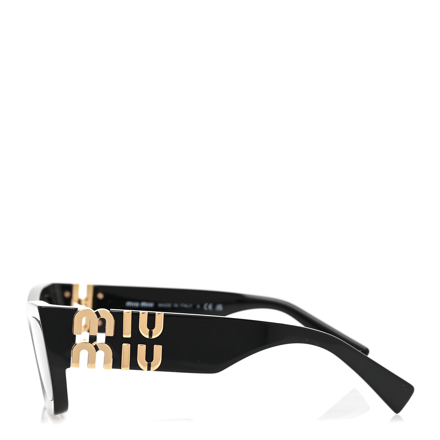 Miu Miu Acetate Sunglasses SMU 09W Black 3 of 8