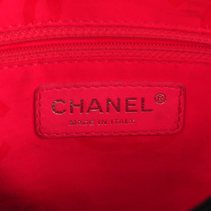 Chanel Calfskin Quilted Cambon Pochette Black White 5 of 7