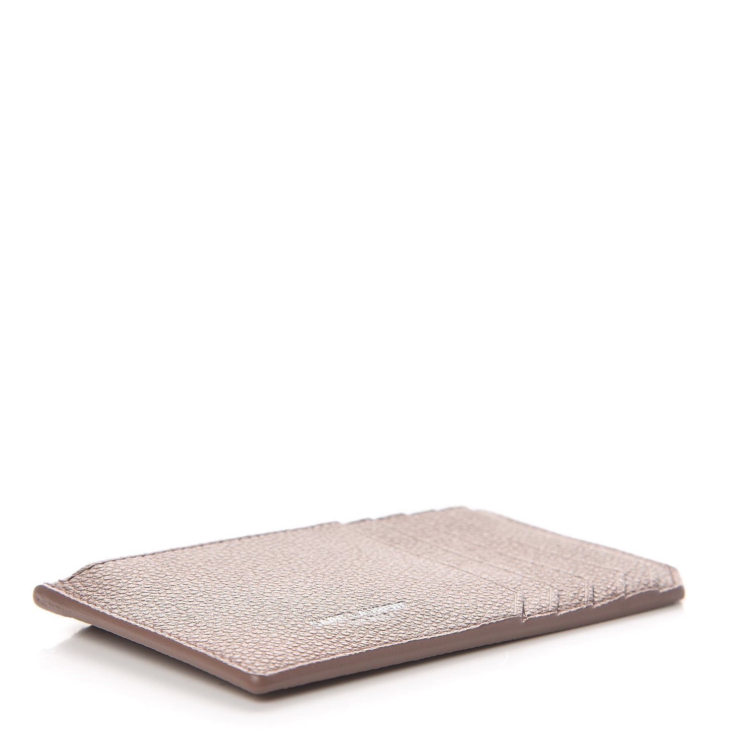 Grained Calfskin 5 Fragments Zip Pouch Card Holder Fard