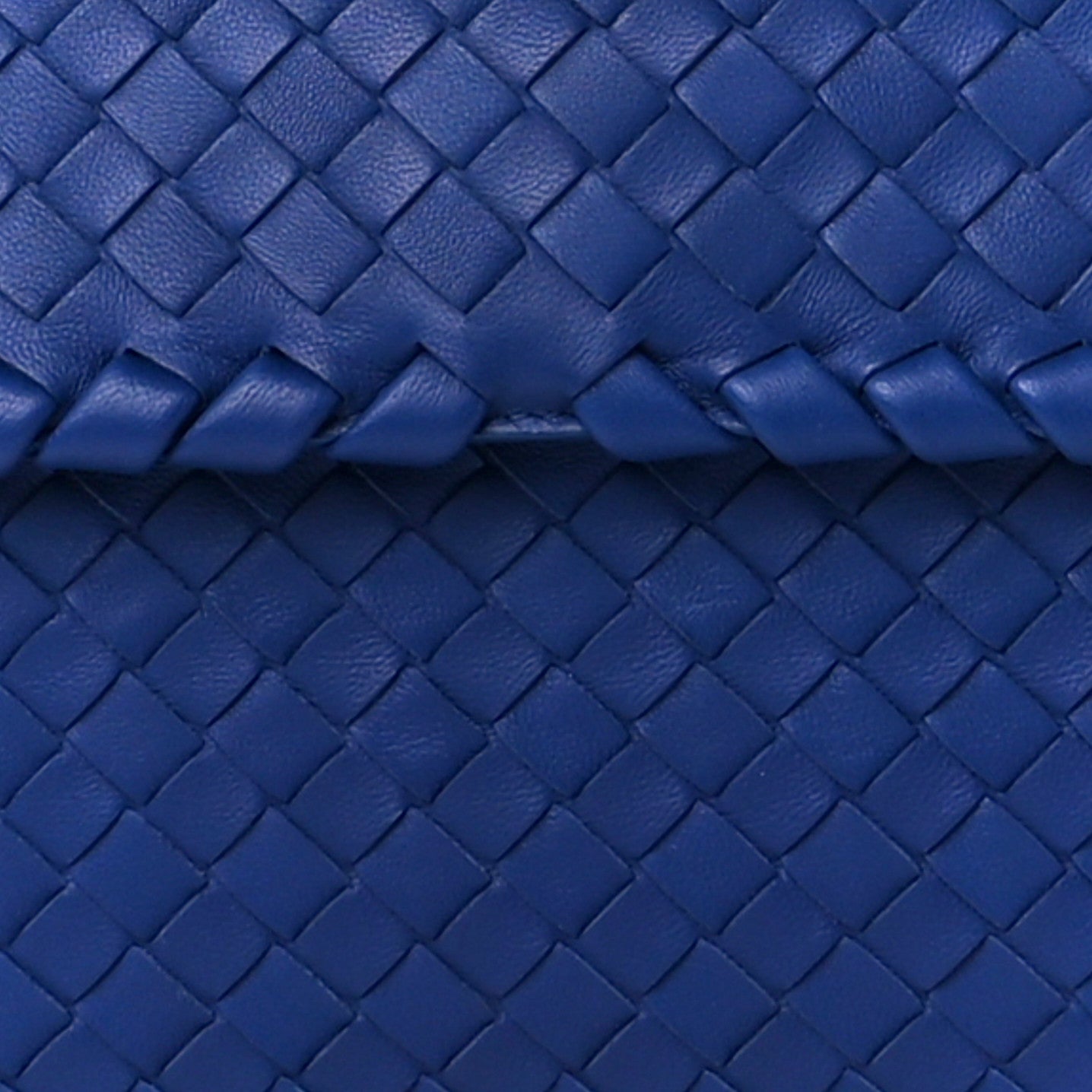 Bottega Veneta Nappa Intrecciato Olimpia Shoulder Bag Cobalt 10 of 12