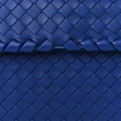 Bottega Veneta Nappa Intrecciato Olimpia Shoulder Bag Cobalt 10 of 12