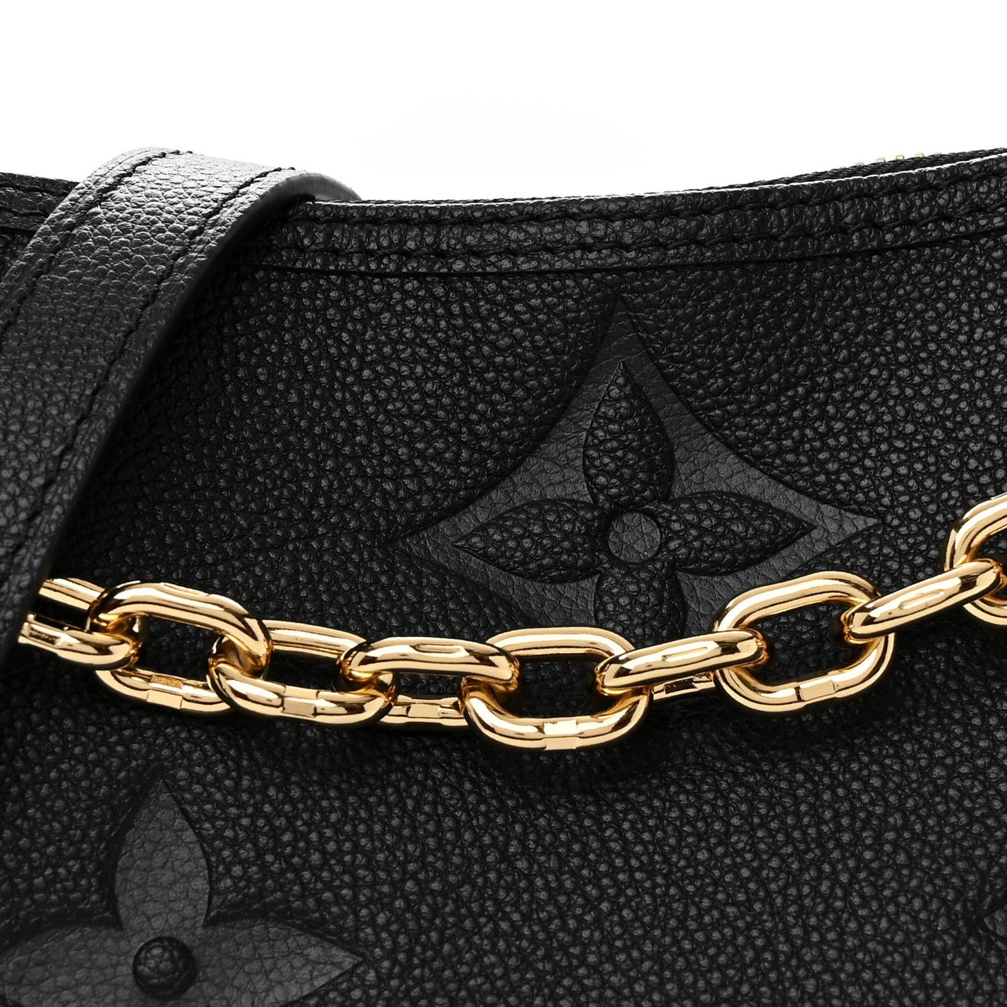 Empreinte Monogram Giant Loop Hobo Black