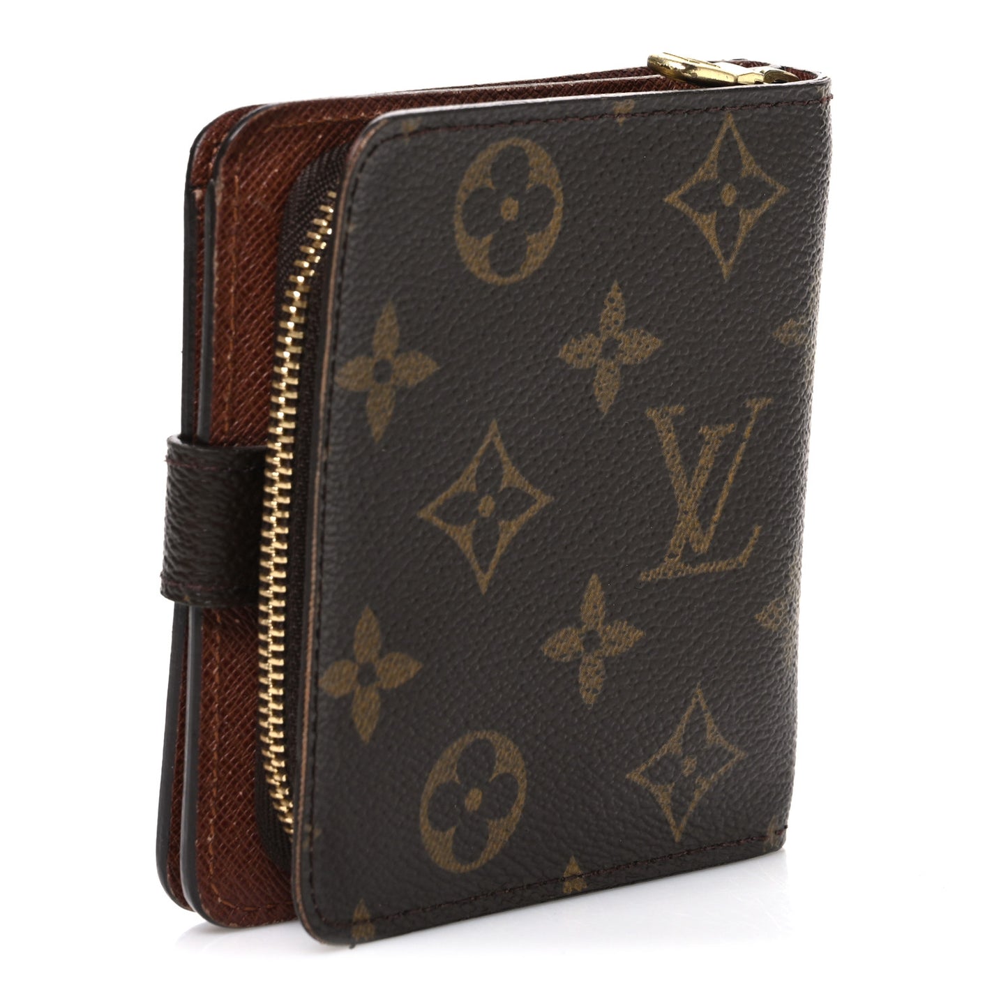 Monogram Compact Zippe Zipped Wallet