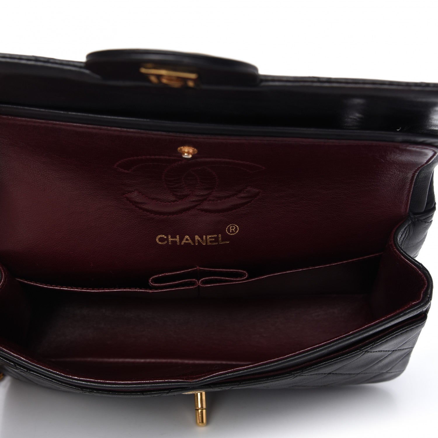 Chanel Lambskin Quilted Small Double Flap Black 5 of 11