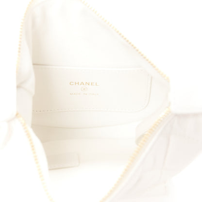 Chanel Caviar Quilted Polly Pocket Pouch Hobo White 5 of 11
